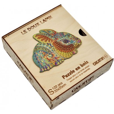 Harmandi-Puzzle-90246 Wooden Jigsaw Puzzle - The Sweet Rabbit