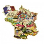  Harmandi-Puzzle-Creatif-90161 Wooden Jigsaw Puzzle - France