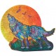 Wooden Jigsaw Puzzle - The Howling Wolf