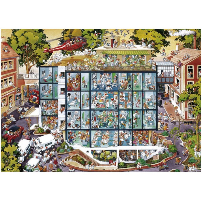 Heye-25784 Jigsaw Puzzle - 2000 Pieces - Wolf : Emergency