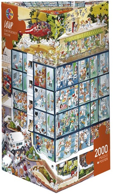 Heye-25784 Jigsaw Puzzle - 2000 Pieces - Wolf : Emergency