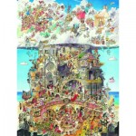  Heye-29118 Jigsaw Puzzle - 1500 Pieces - Prades : Heaven and Hell