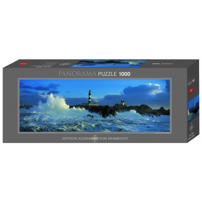 Heye-29286 Jigsaw Puzzle - 1000 Pieces - Panoramic - Jean Guichard : Creach Lighthouse, Brittany, France