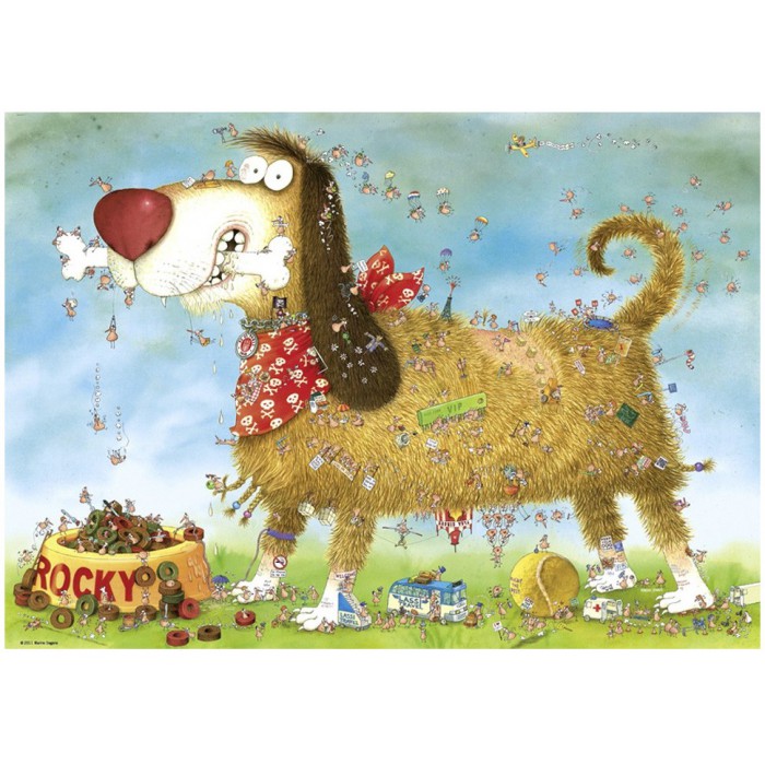  Heye-30066 Jigsaw Puzzle - 1000 Pieces - Degano : A Dog's Life