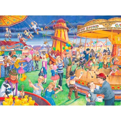 Puzzle House-Of-Puzzles-HP0420 XXL Pieces - Fairground Rides