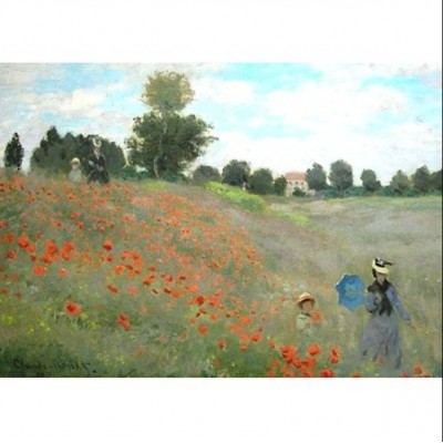 Puzzle Impronte-Edizioni-236 Claude Monet - Poppy Field