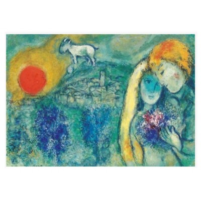 Puzzle Impronte-Edizioni-245 Marc Chagall - The Lovers of Vence