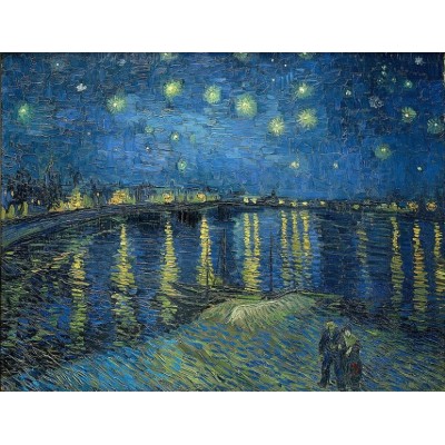 Puzzle Impronte-Edizioni-251 Vincent Van Gogh - Starry Night