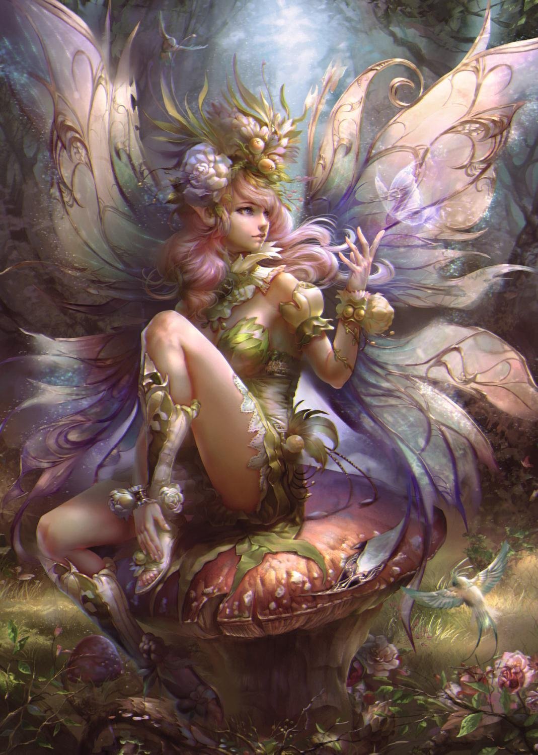 Puzzle Enchanting Fairy Jumbo 18598 1000 Pieces Jigsaw Puzzles Angels Fairies And Elves Jigsaw Puzzle