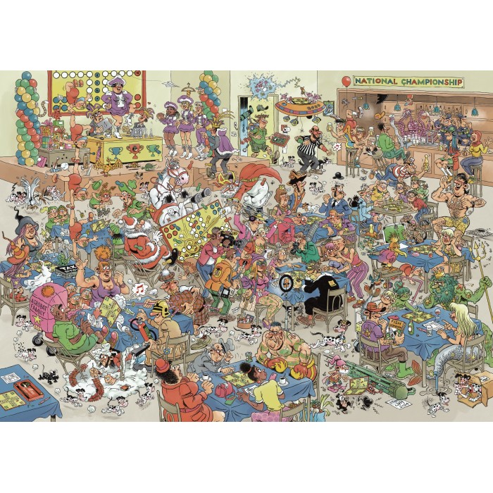 Puzzle  Jumbo-00482 Jan van Haasteren - Ludo Battle (1000 pieces)