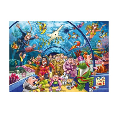 Puzzle Jumbo-00585 Wasgij 43 - It smells like fish