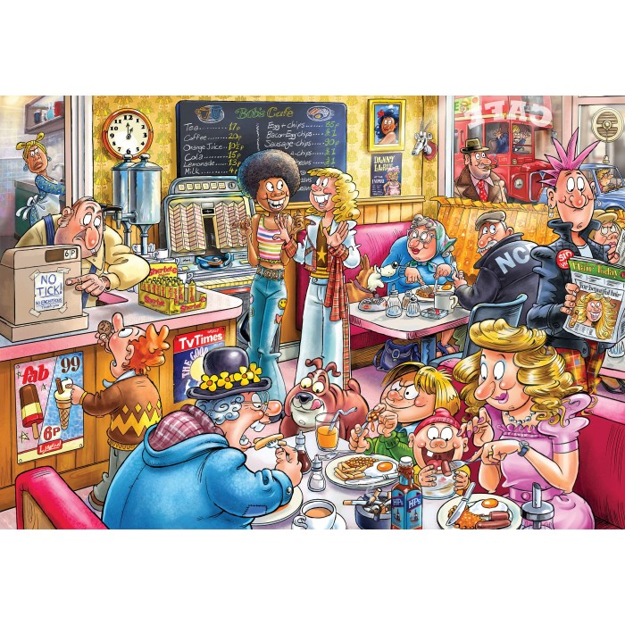Puzzle  Jumbo-00596 WASGIJ DESTINY 27 -Cafe to Latte !