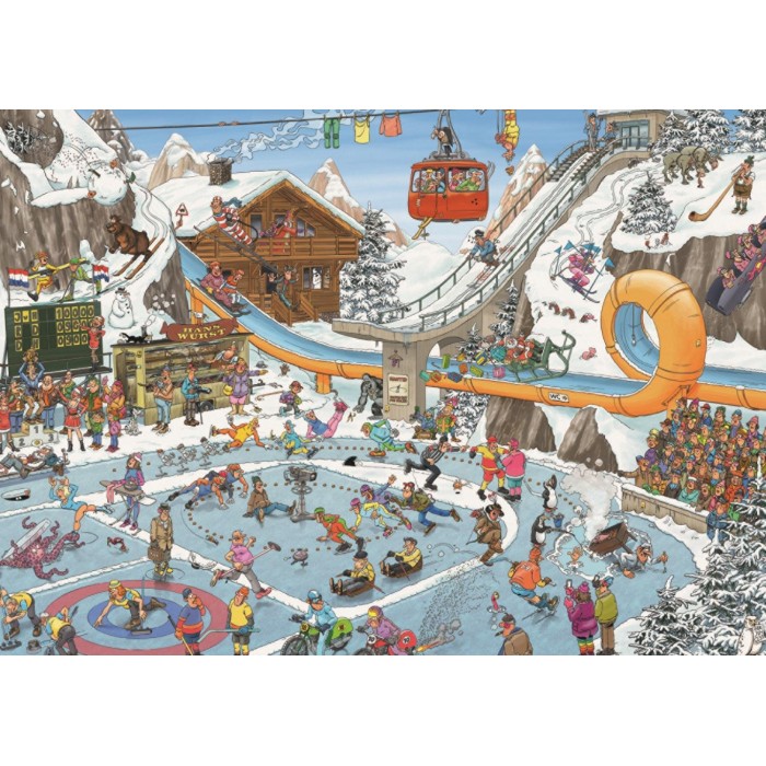 Puzzle Jumbo-00601 Jan Van Haasteren - The Winter Games