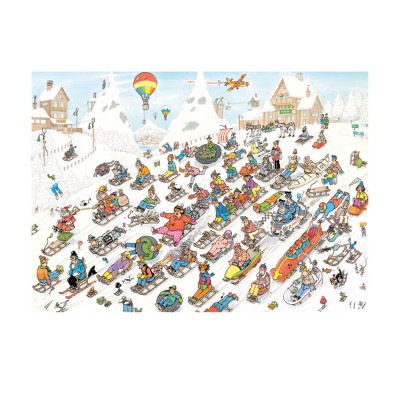 Puzzle Jumbo-00615 It's all going downhill
