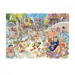 Puzzle  JUMBO-01851 WASGIJ RETRO DESTINY 8 - High Season !