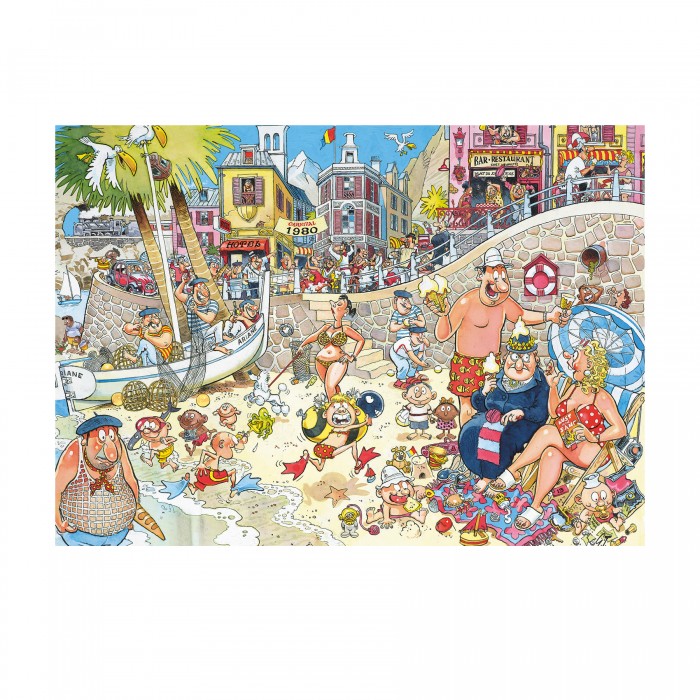 Puzzle  Jumbo-01851 WASGIJ RETRO DESTINY 8 - High Season!