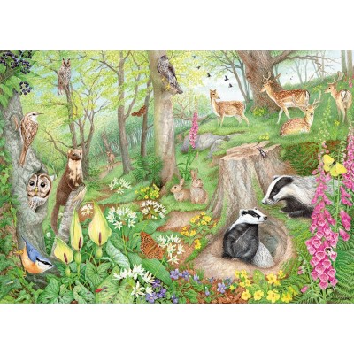 Puzzle Jumbo-11322 Woodland Wildlife