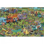 Puzzle  Jumbo-20042 Jan van Haasteren - Food Truck Festival