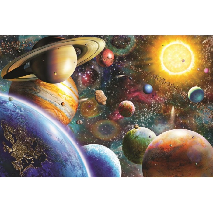  Planets in Space Puzzle 1500 pieces 