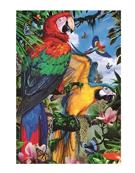 Wooden Jigsaw Puzzle 1000 Pieces, Beautiful Parrot