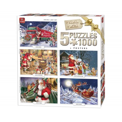 King-Puzzle-05219 5 Puzzles - Christmas