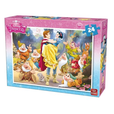 Puzzle King-Puzzle-05242-B Snow White and the Seven Dwarfs