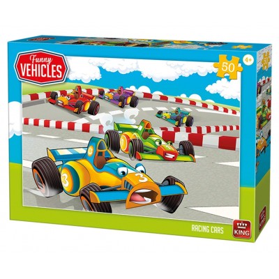 Puzzle King-Puzzle-05524 Racing Cars