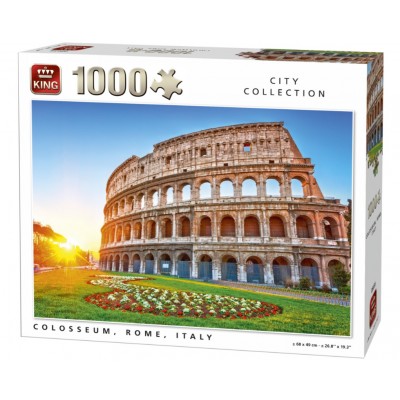 Puzzle King-Puzzle-05655 Collosseum at Sunrise in Rome, Italy