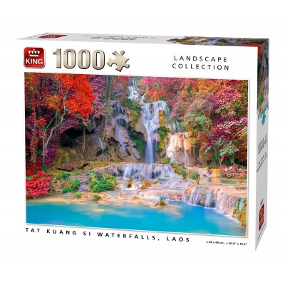 Puzzle King-Puzzle-55857 Tat Kuang Si Waterfalls Laos