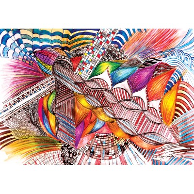 Puzzle KS-Games-20512 Colorfull Abstract