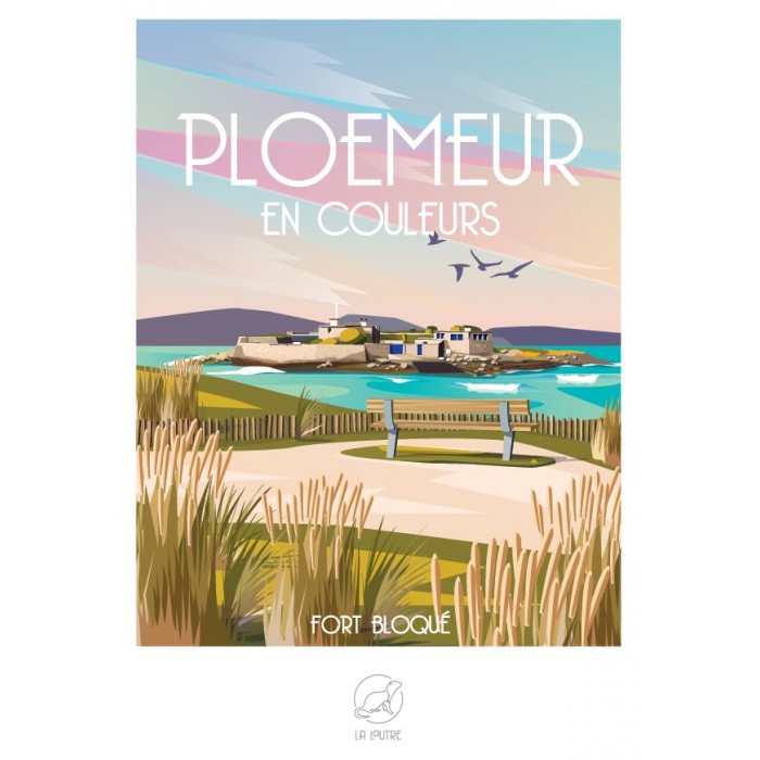 Puzzle  Puzzle-La-Loutre-7737 PLOEMEUR en Couleurs - Fort Bloqué