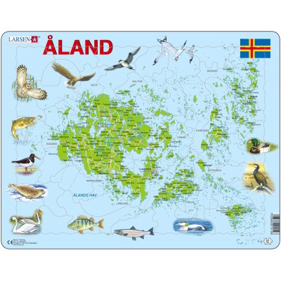 Larsen-A12-SE Frame Puzzle - Åland Islands