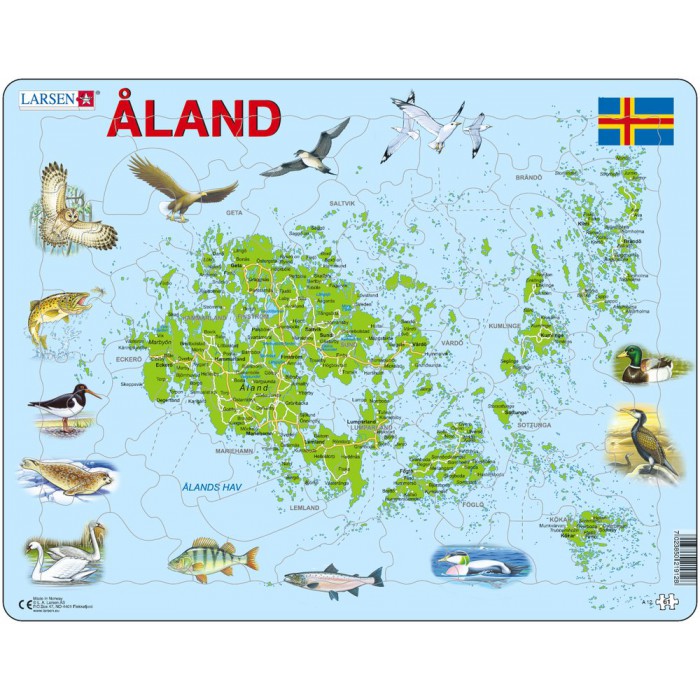  Larsen-A12-SE Frame Puzzle - Åland Islands