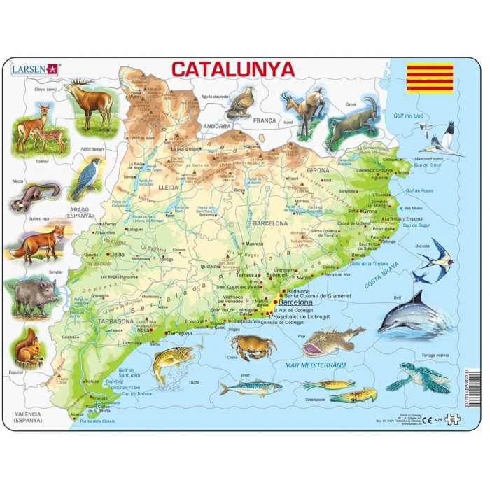 Frame Puzzle - Catalonia (Catalan)