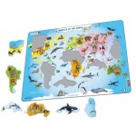   Frame Puzzle - Animals of the World (in Dutch)