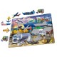 Frame Puzzle - Busy Cargo Hub With Ships, Trucks, Trains and Planes