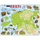 Frame Puzzle - Physical Map of Estonia
