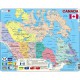 Frame Puzzle - Political Canada Map (in French and English)