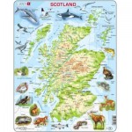   Frame Puzzle - Scotland Topographic Map (English)