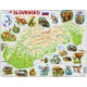 Frame Puzzle - Slovakia Physical Map with Animals