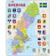 Frame Puzzle - Sweden Political Map
