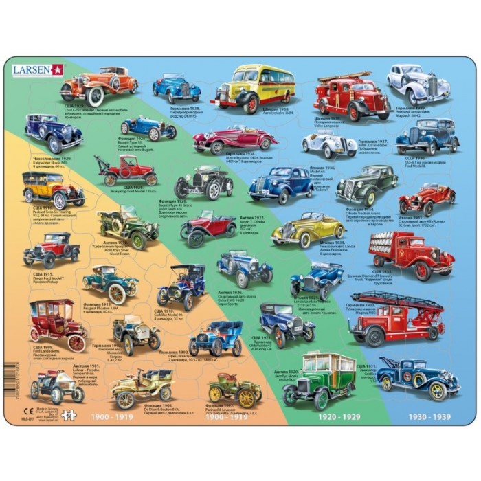 Frame Puzzle - Old Cars (in Russian)