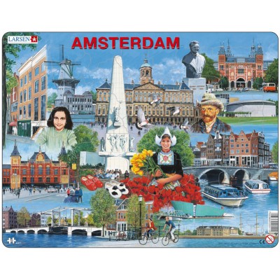 Larsen-KH11-NL Frame Puzzle - Amsterdam