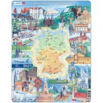  Larsen-KS2-GB Frame Jigsaw Puzzle - Landmarks of Germany