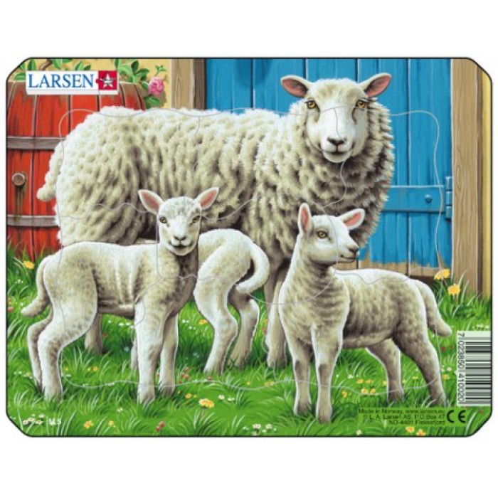  Larsen-M5-1 Frame Jigsaw Puzzle - Farm Animals