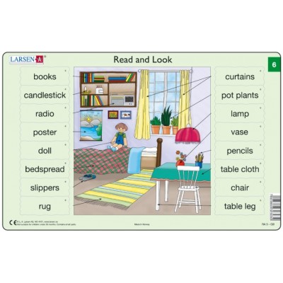 Larsen-RA03-EN-5-6 Frame Puzzle - Read and Look 05-06