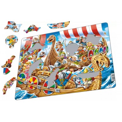Larsen-US41 Frame Jigsaw Puzzle - Vikings
