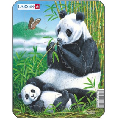 Larsen-V4-1 Frame Jigsaw Puzzle - Panda