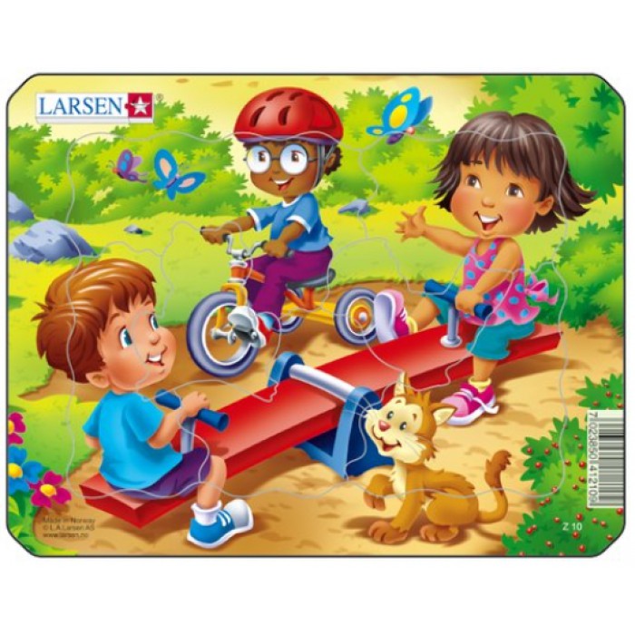 Larsen-Z10-1 Frame Jigsaw Puzzle - Playground