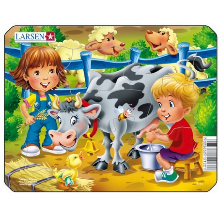 Frame Jigsaw Puzzle - Cow